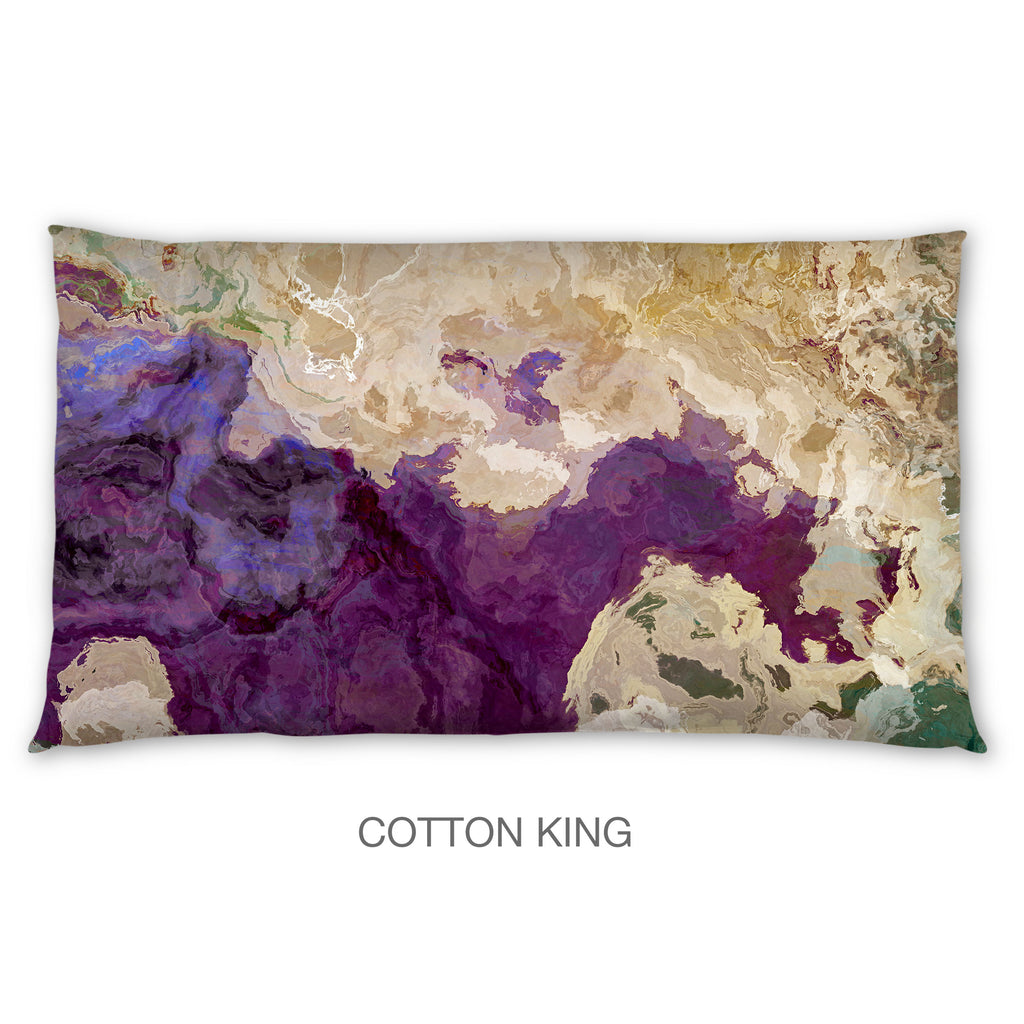 Abstract Shams in Cotton or Polyester, Plum Creek