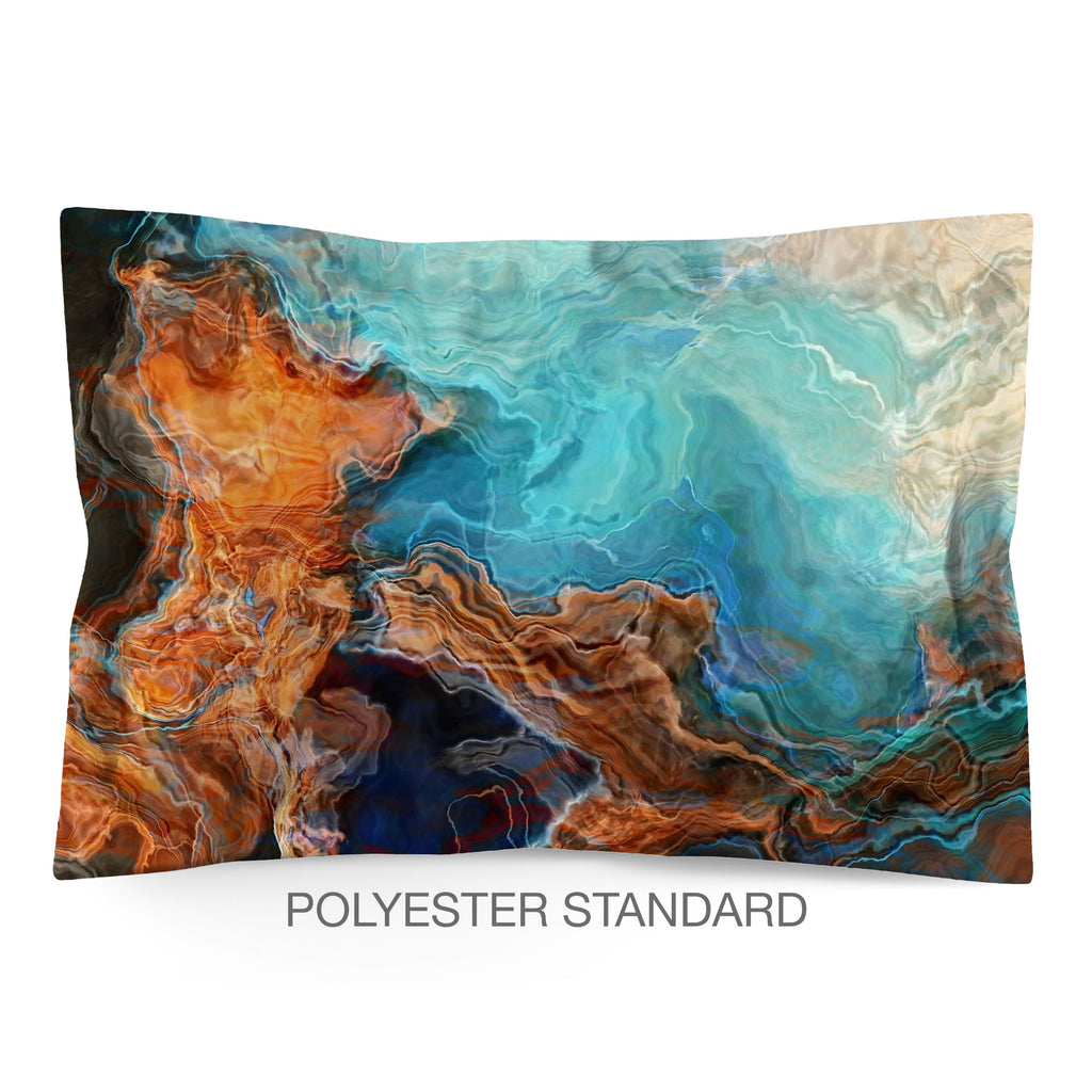 Abstract Shams in Cotton or Polyester, Revolution