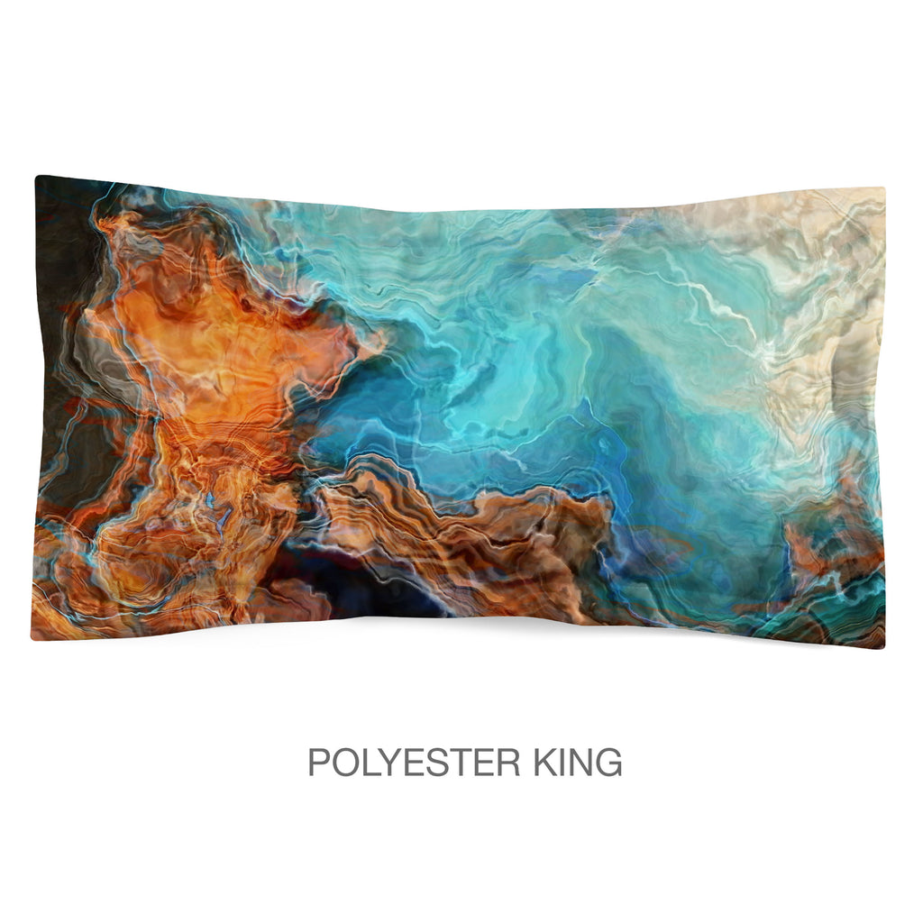 Abstract Shams in Cotton or Polyester, Revolution