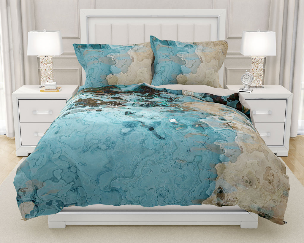 Abstract Art Duvet Cover, King, Queen, Twin Contemporary Bedroom Deco