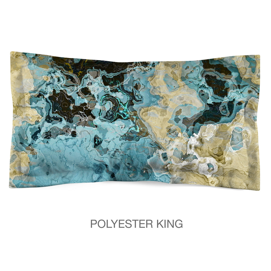 Abstract Shams in Cotton or Polyester, Rhythm