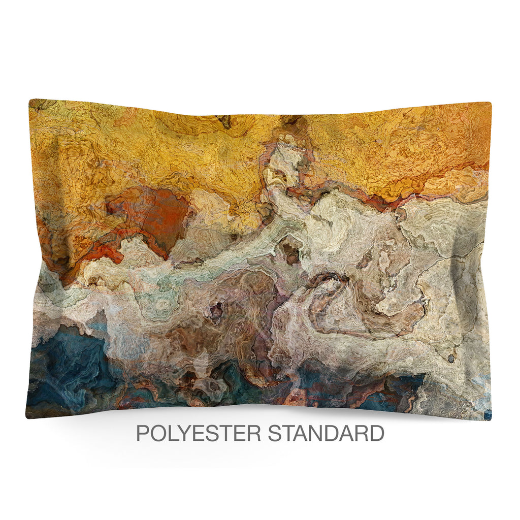 Abstract Shams in Cotton or Polyester, Rock Solid