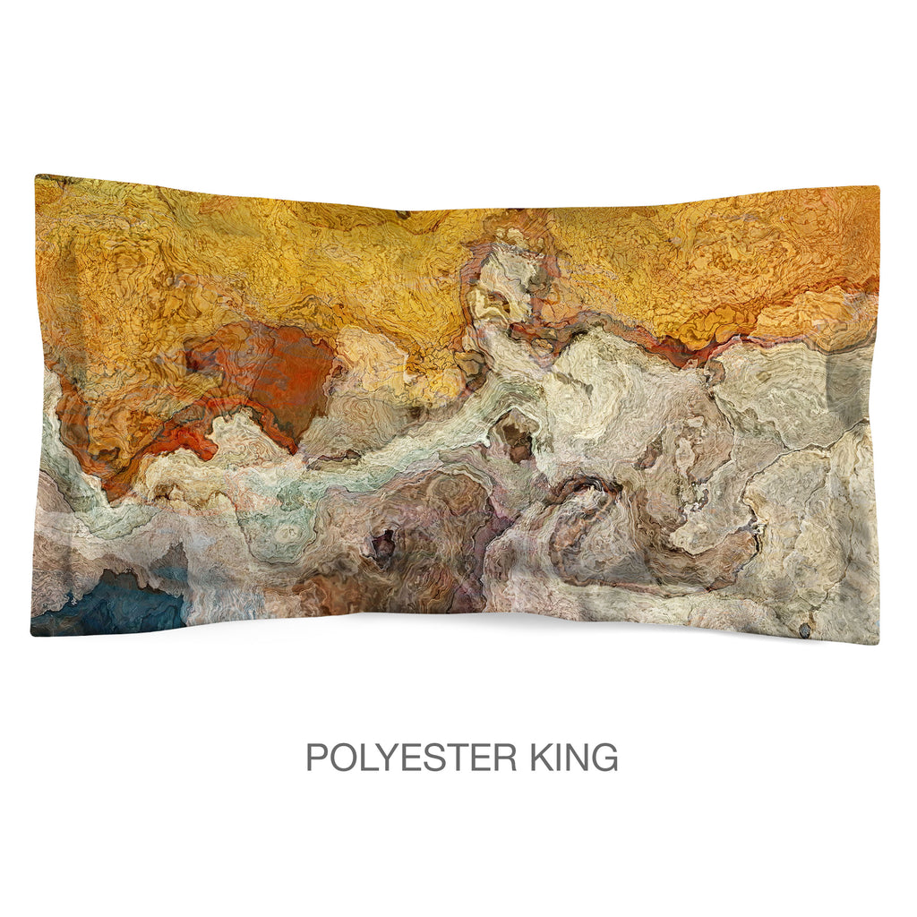 Abstract Shams in Cotton or Polyester, Rock Solid