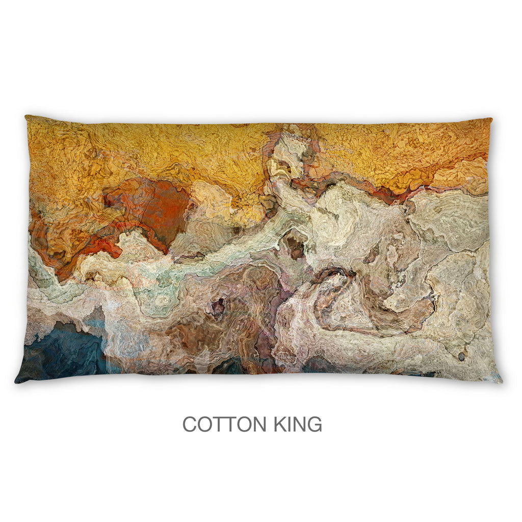 Abstract Shams in Cotton or Polyester, Rock Solid