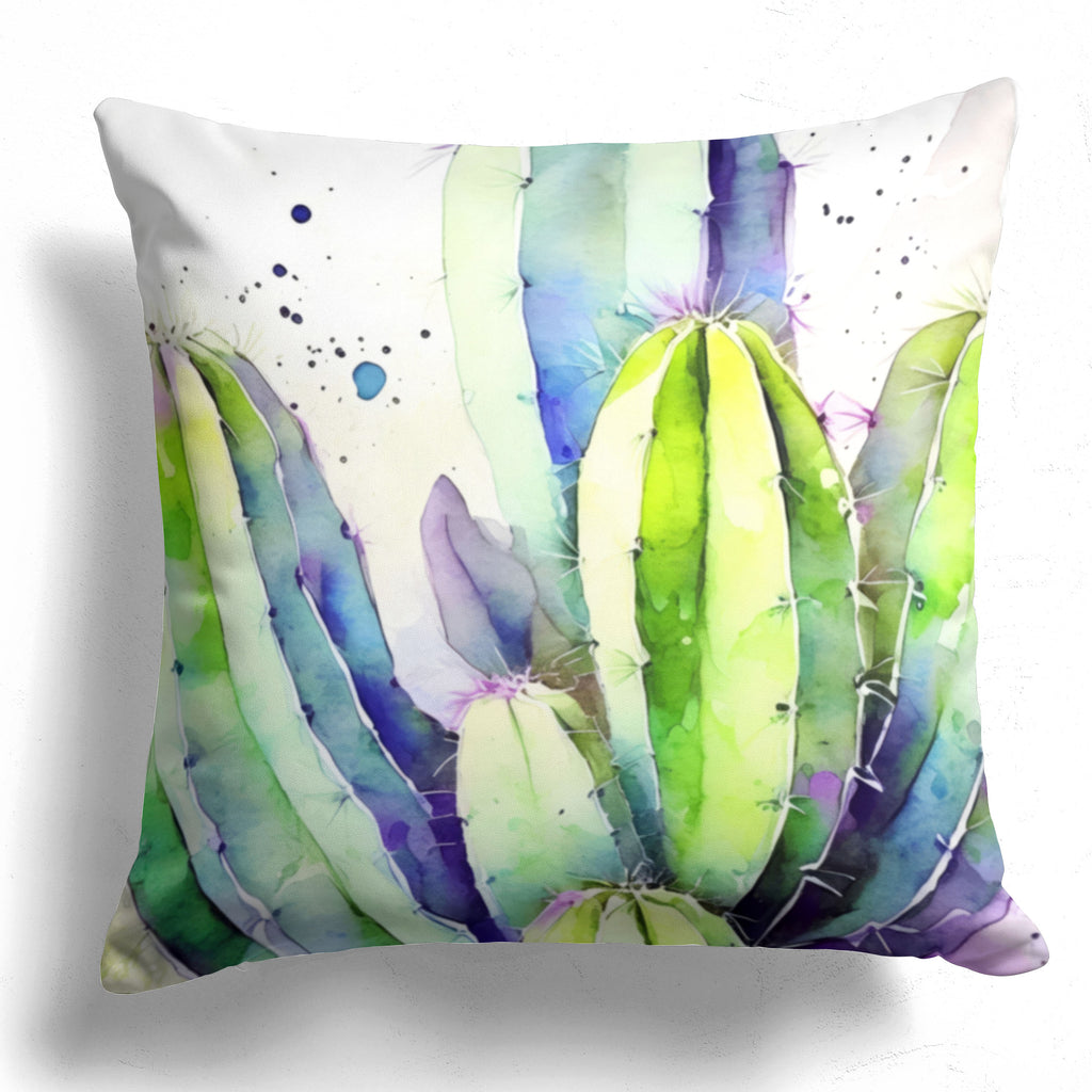 Floral Pillow Cover, Saguaro Cactus