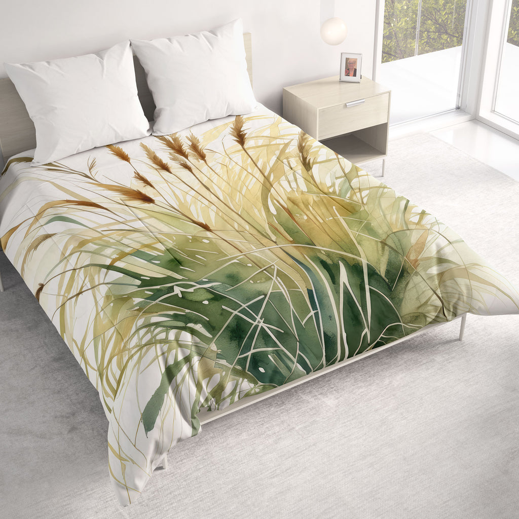 Floral Comforter, Sea Oats
