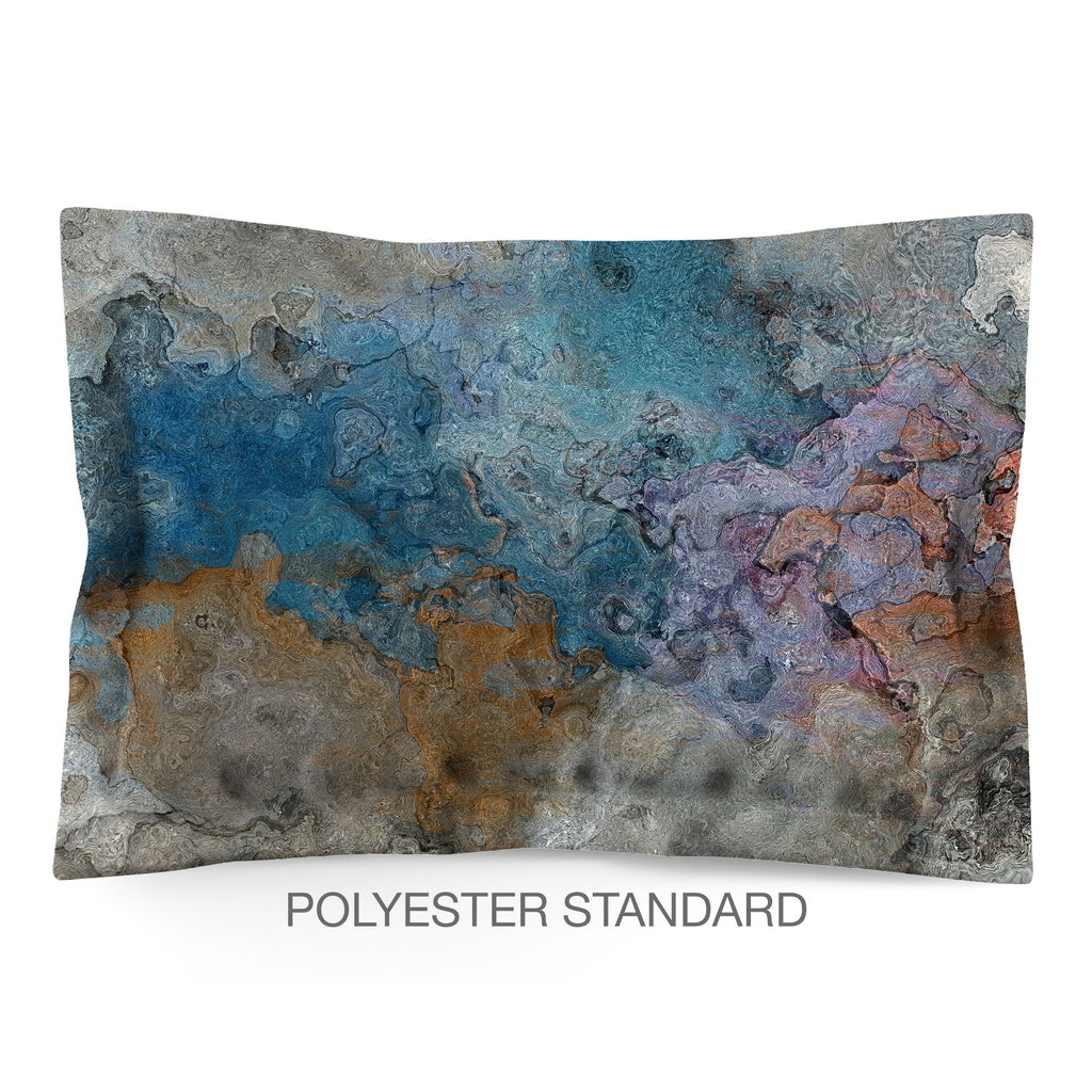 Abstract Shams in Cotton or Polyester, Silent Echo