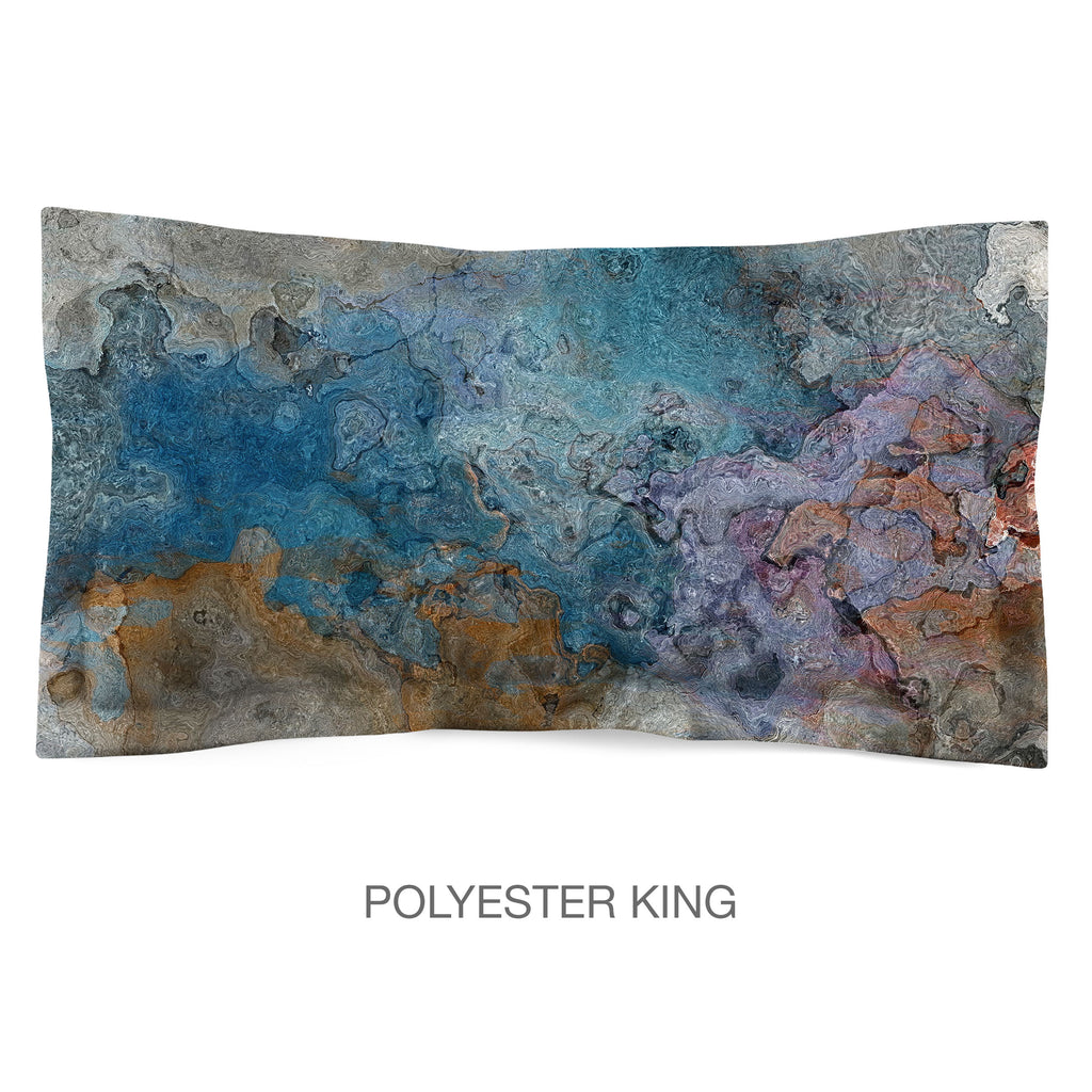 Abstract Shams in Cotton or Polyester, Silent Echo