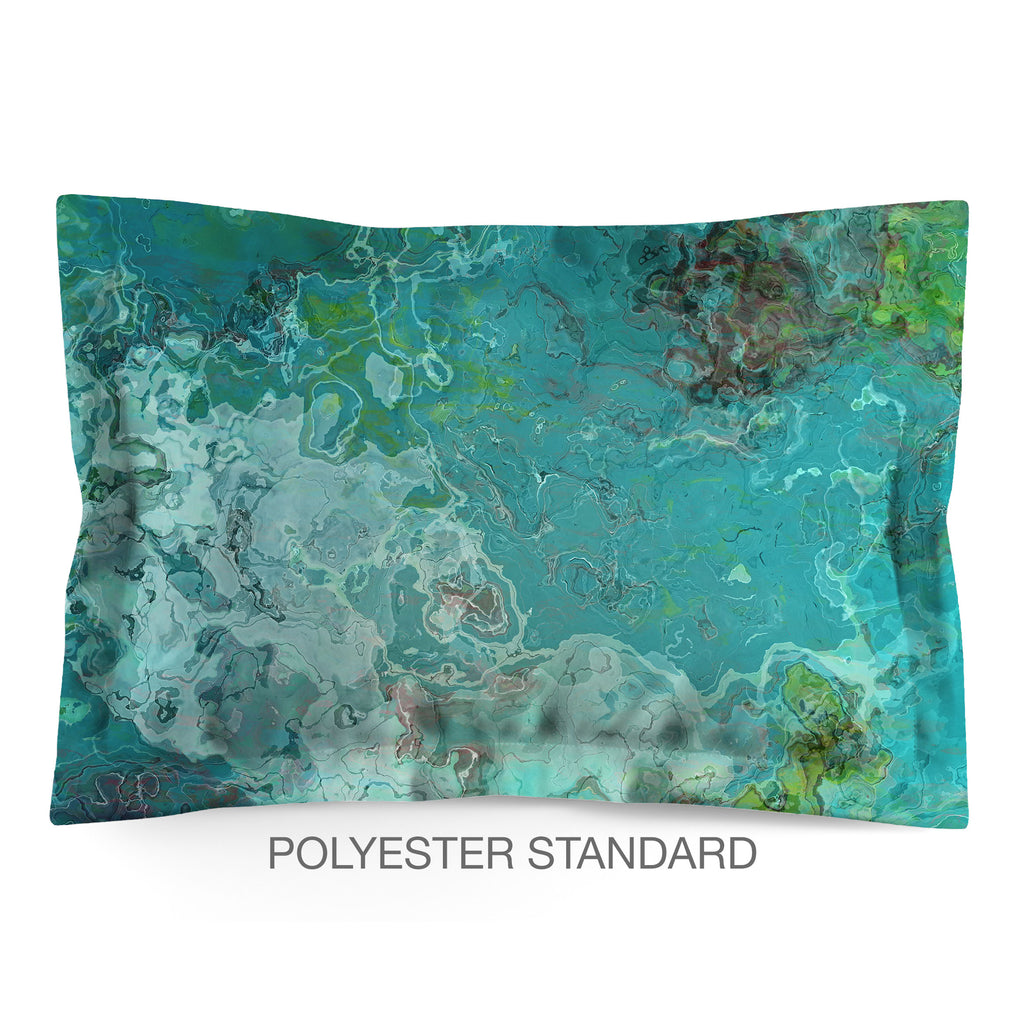 Abstract Shams in Cotton or Polyester, Soft Concept