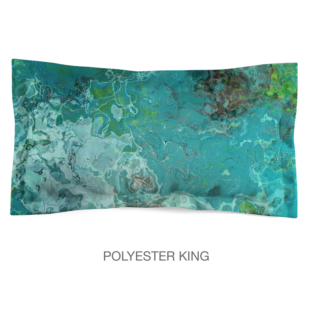 Abstract Shams in Cotton or Polyester, Soft Concept