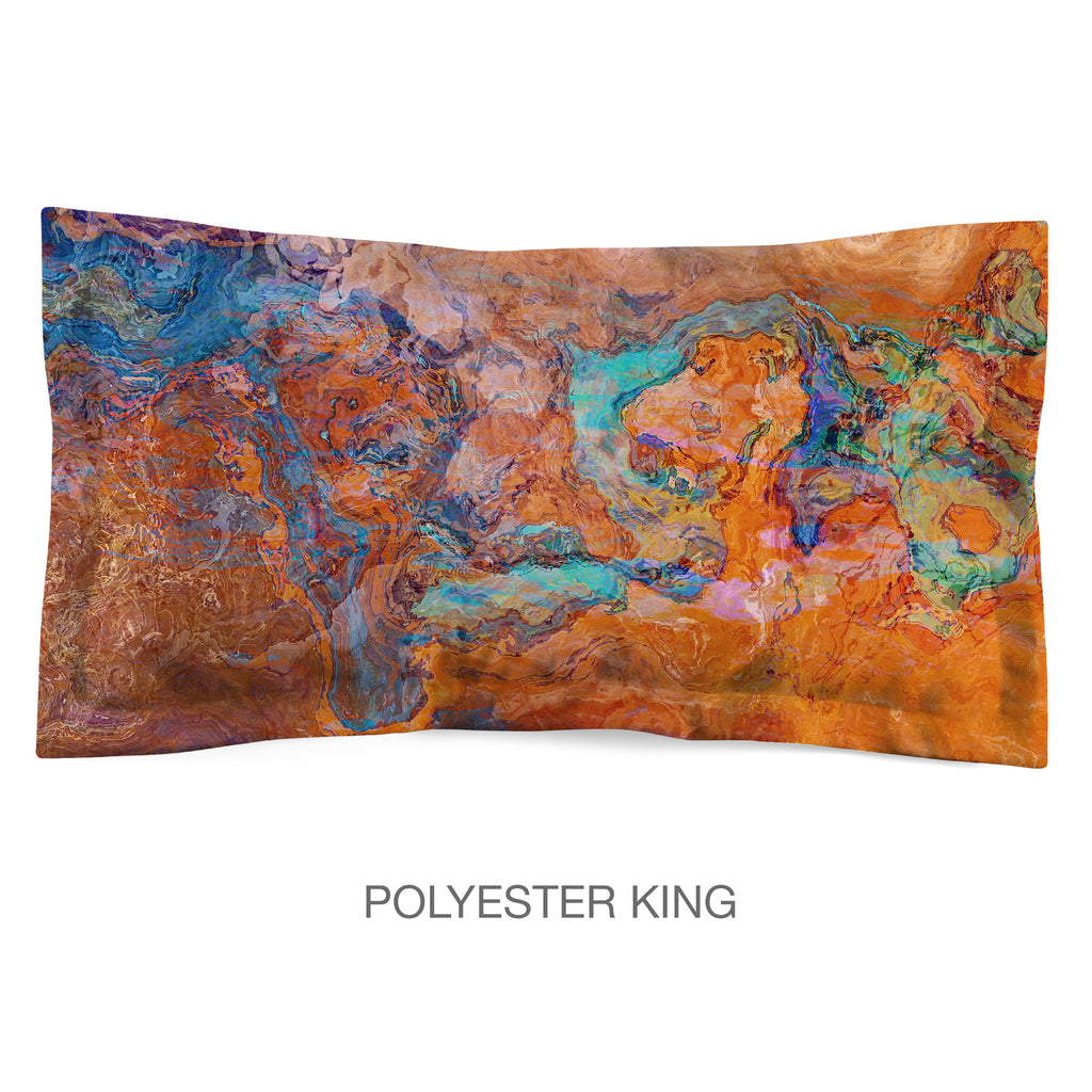 Abstract Shams in Cotton or Polyester, Southwest Archetype