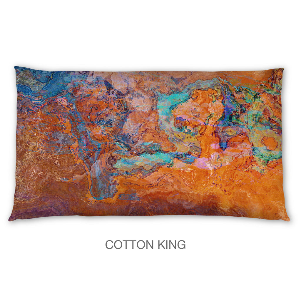 Abstract Shams in Cotton or Polyester, Southwest Archetype