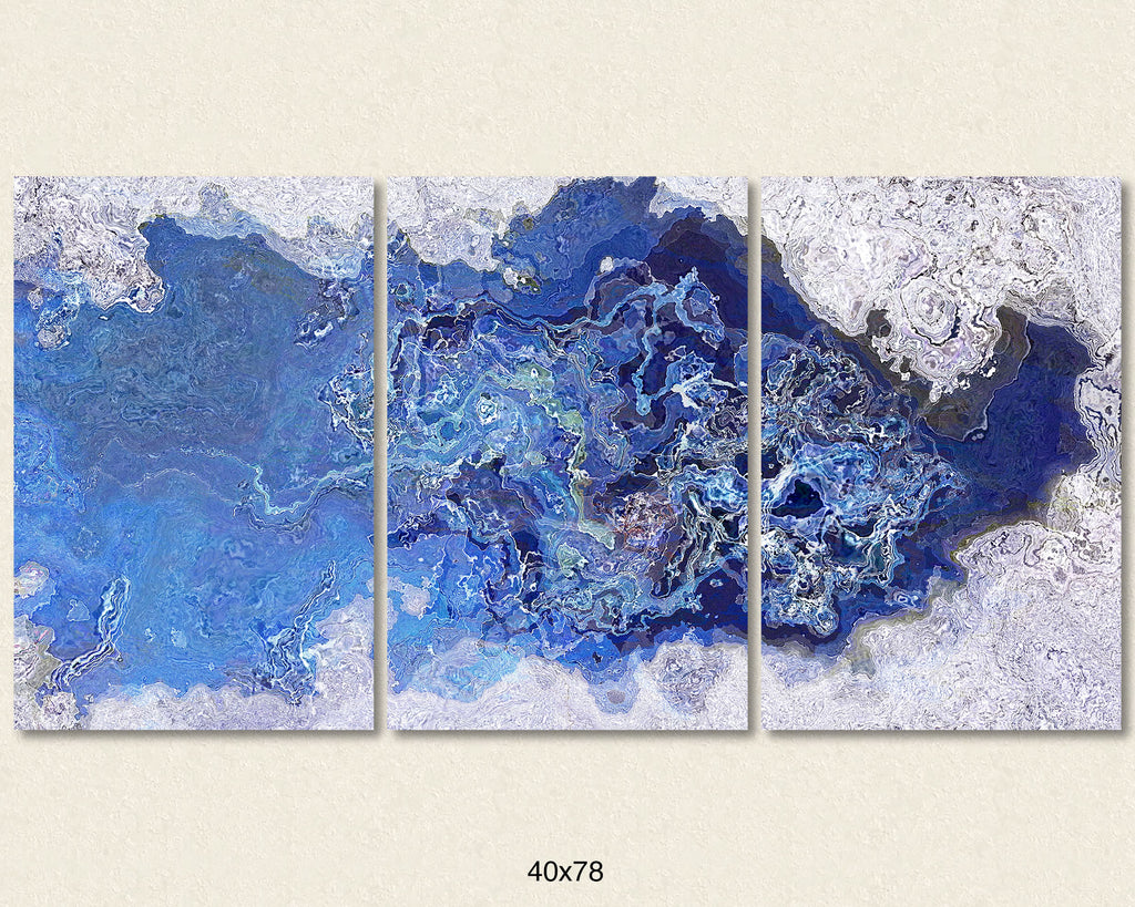 Canvas Print, 30x60 to 40x78, Stone Blue