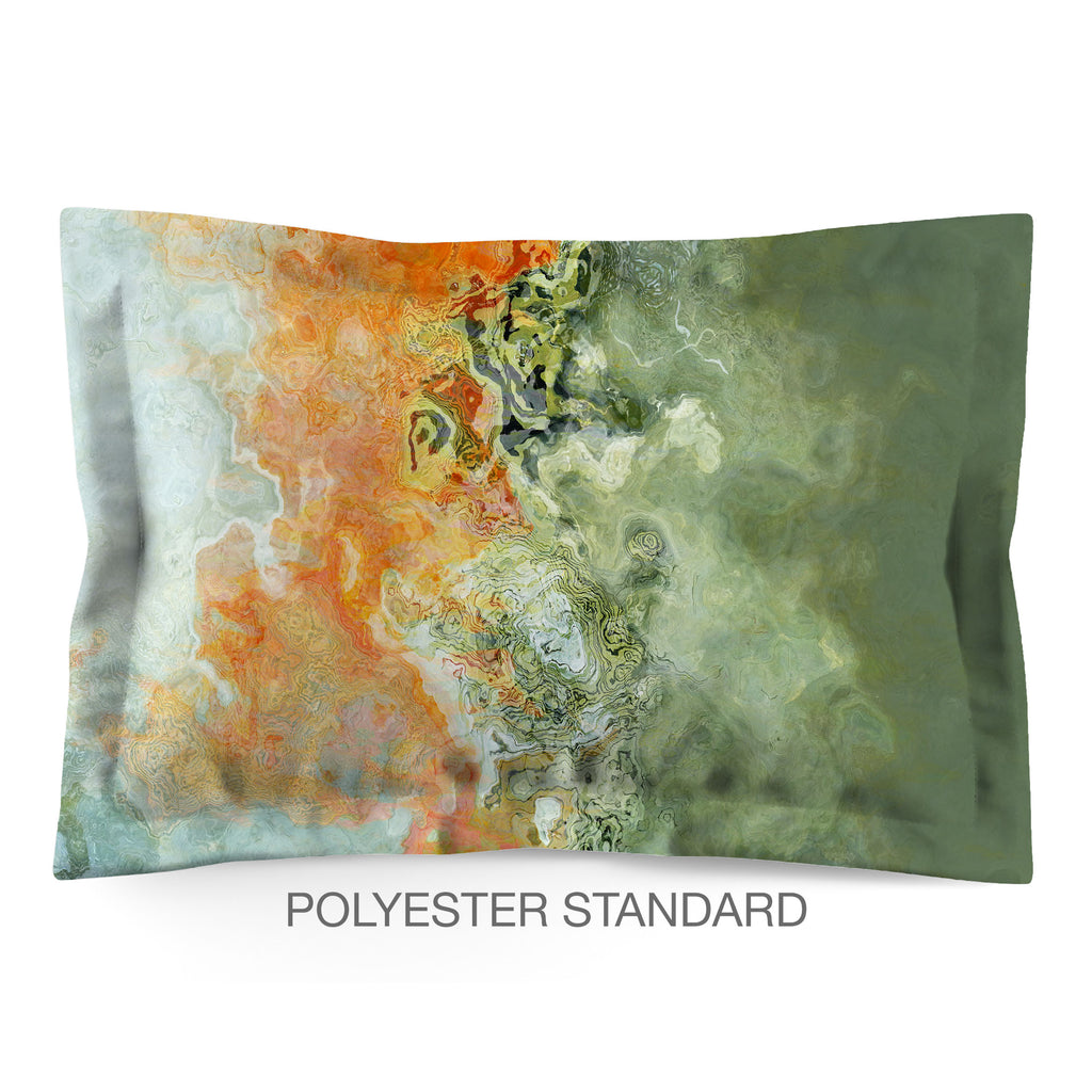 Abstract Shams in Cotton or Polyester, Subtle