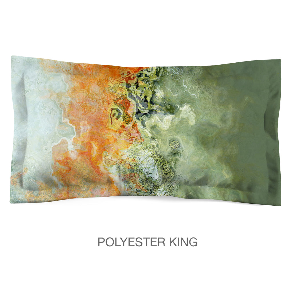 Abstract Shams in Cotton or Polyester, Subtle