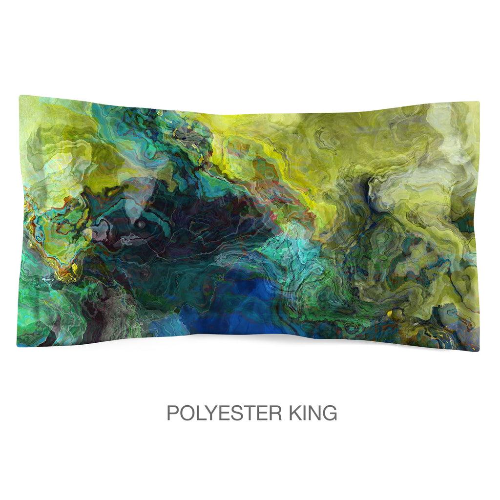 Abstract Shams in Cotton or Polyester, Swimmer