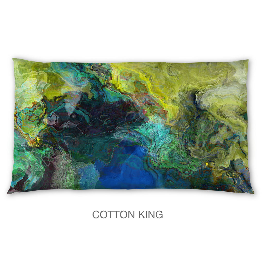 Abstract Shams in Cotton or Polyester, Swimmer