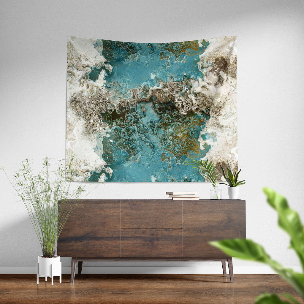 Tapestry, Teal Aesthetic