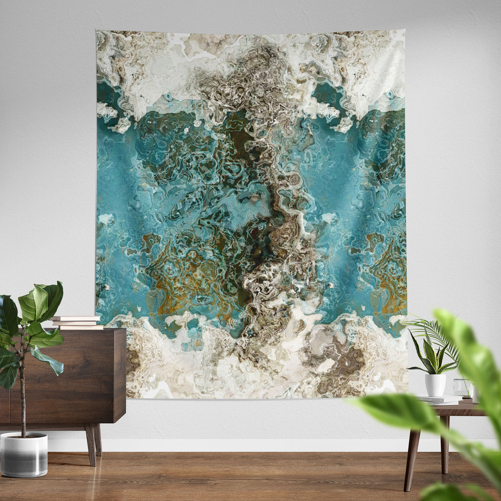 Tapestry, Teal Aesthetic