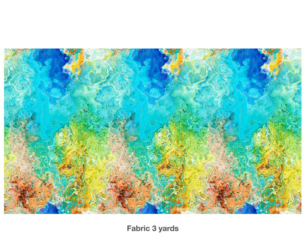 Abstract Fabric by the Yard, Tenacious