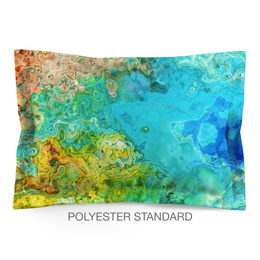 Abstract Shams in Cotton or Polyester, Tenacious