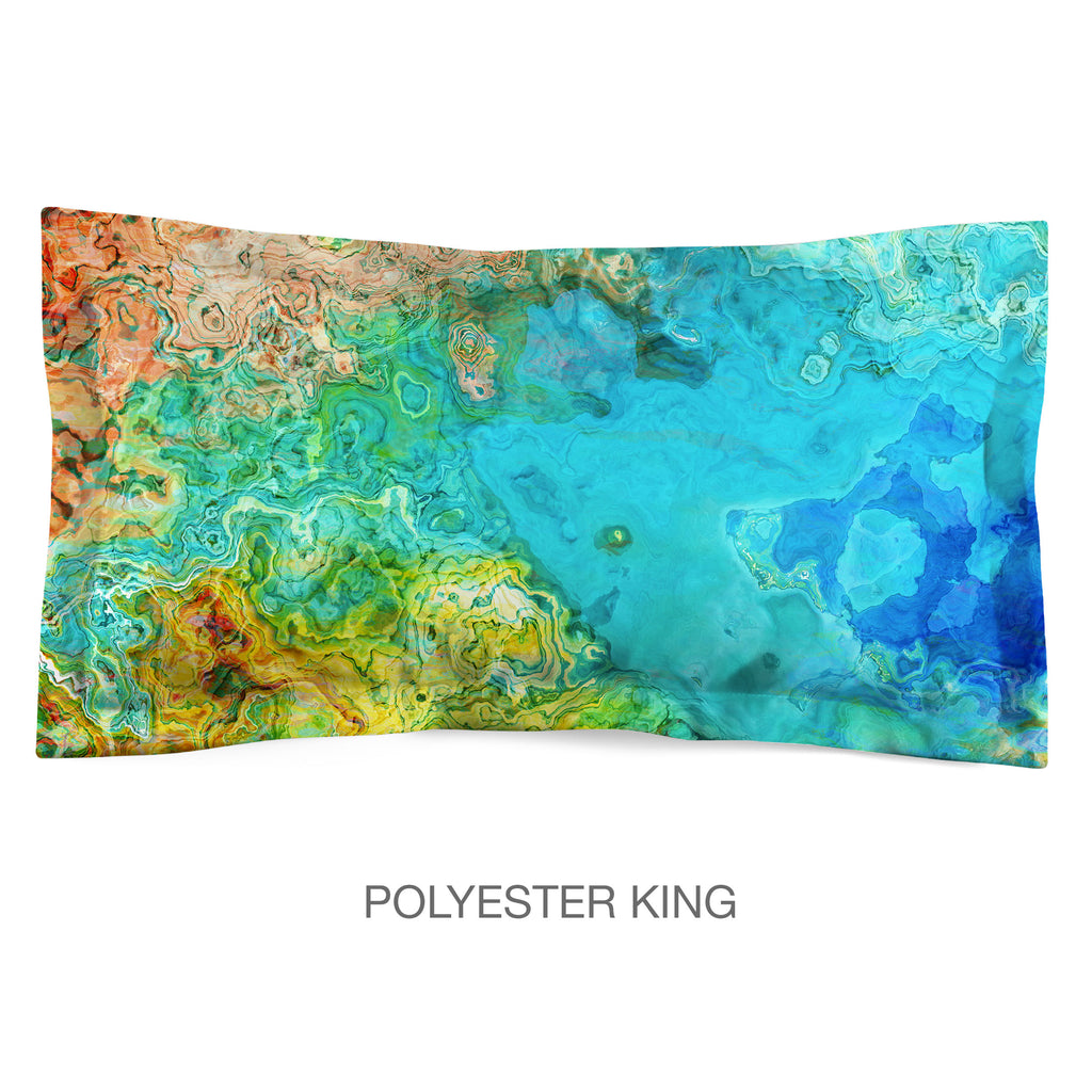 Abstract Shams in Cotton or Polyester, Tenacious