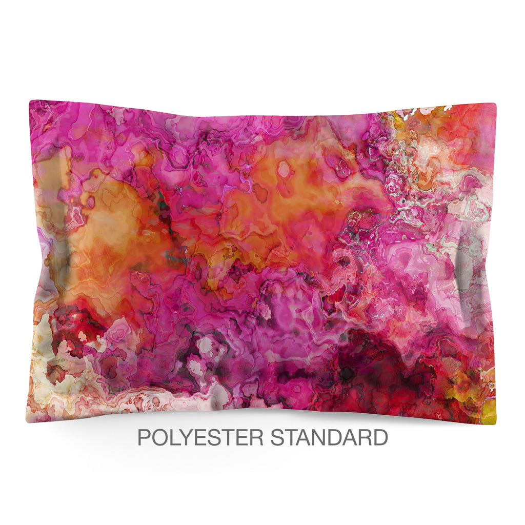 Abstract Shams in Cotton or Polyester, Topical