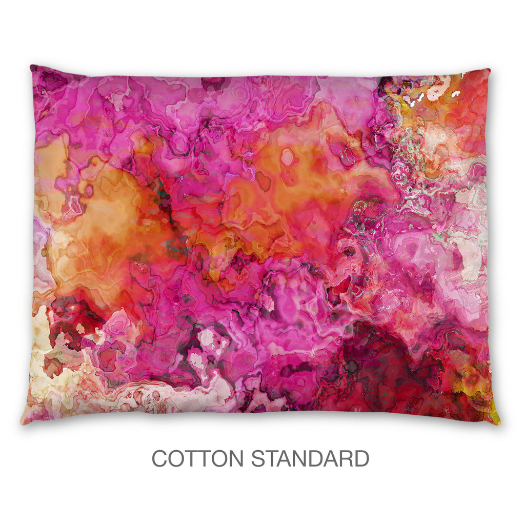 Abstract Shams in Cotton or Polyester, Topical