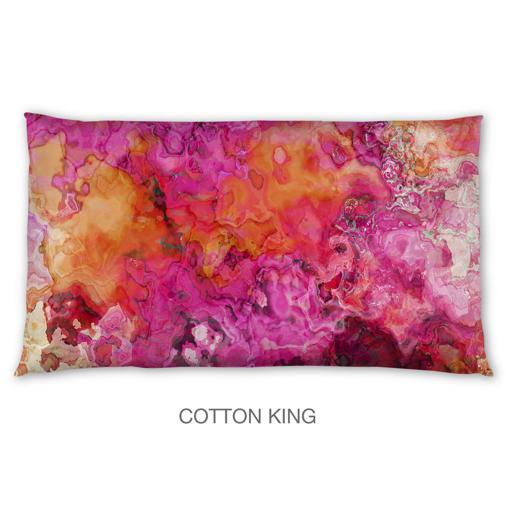 Abstract Shams in Cotton or Polyester, Topical