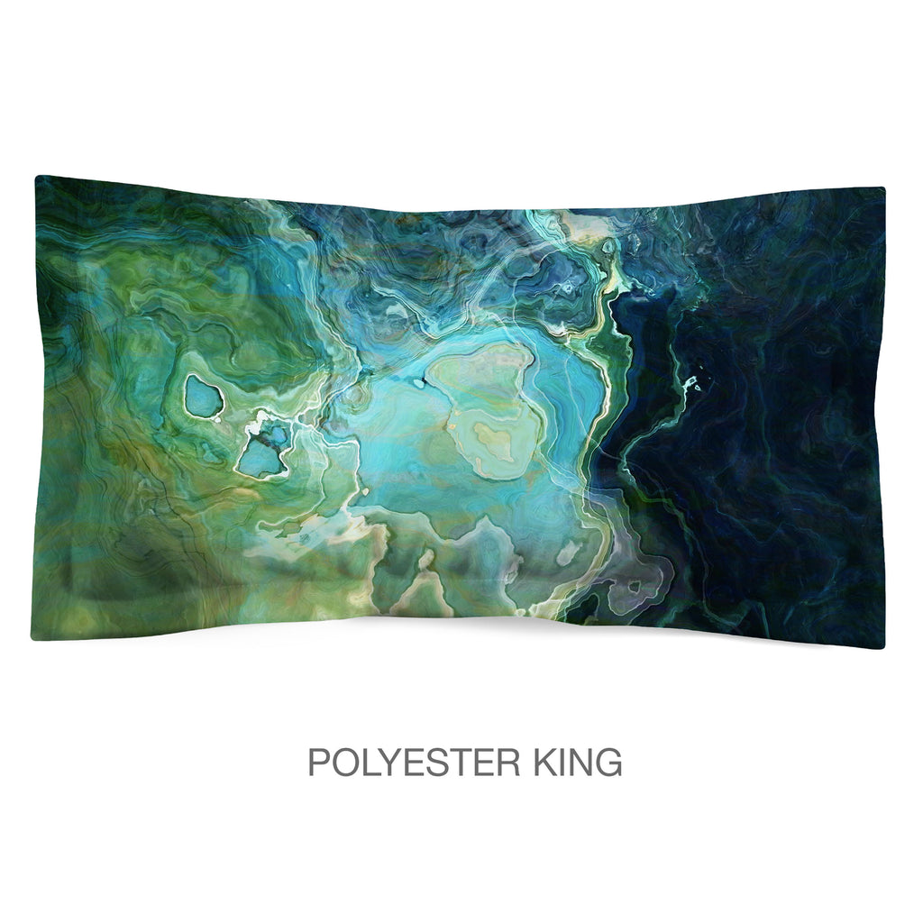 Abstract Shams in Cotton or Polyester, Watershed