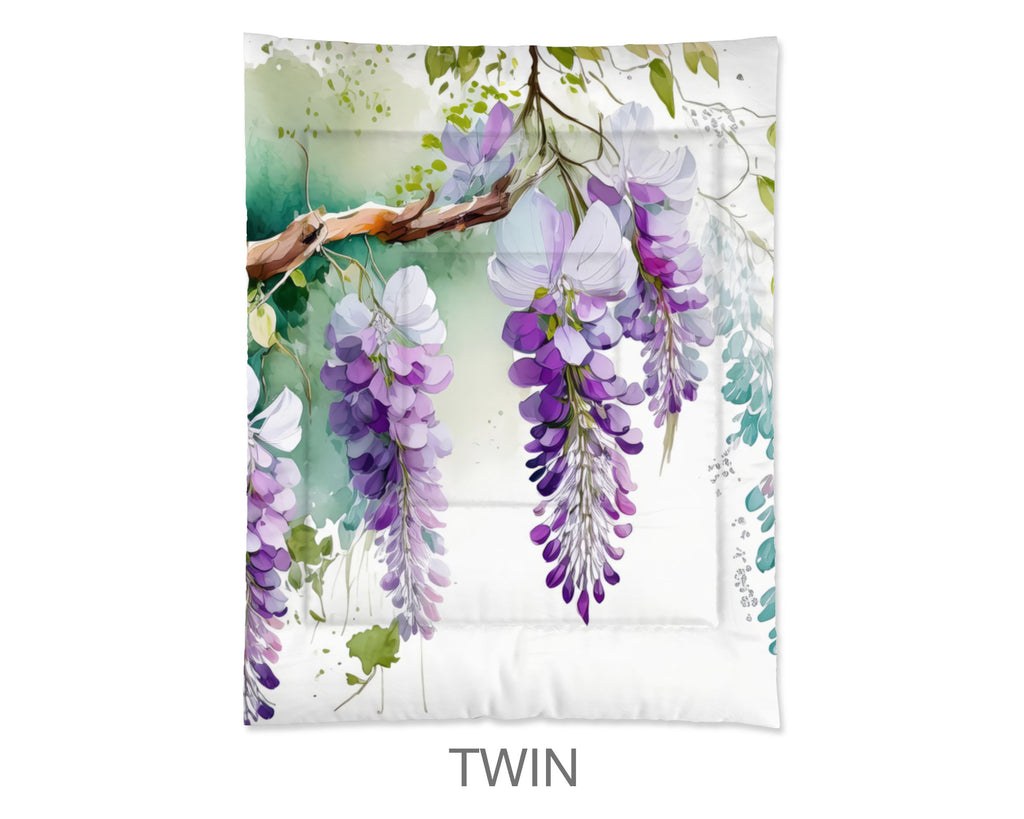 Floral Comforter, Wisteria