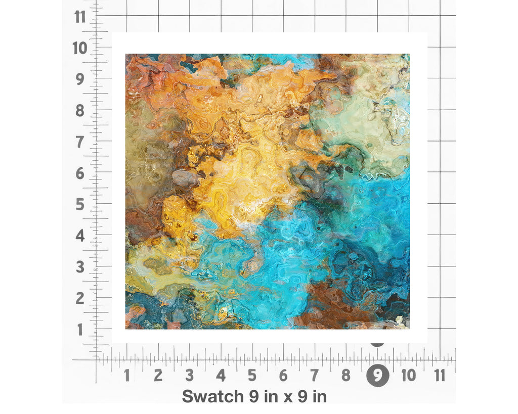 Abstract Fabric by the Yard, Xanadu