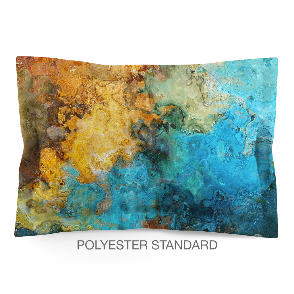 Abstract Shams in Cotton or Polyester, Xanadu