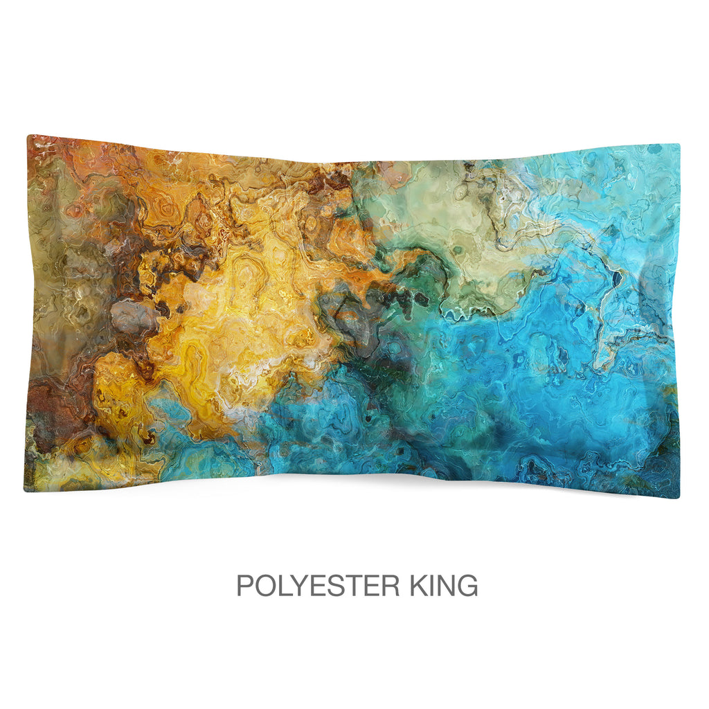 Abstract Shams in Cotton or Polyester, Xanadu