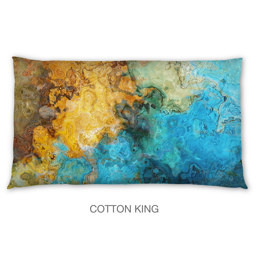 Abstract Shams in Cotton or Polyester, Xanadu