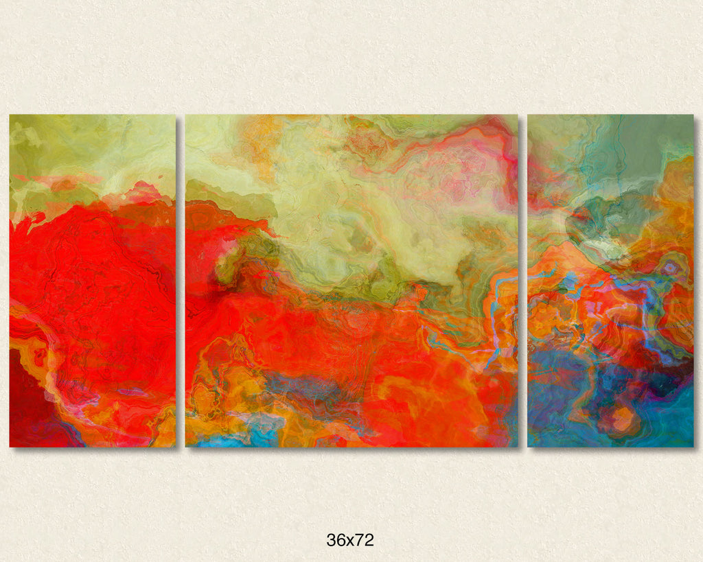 Canvas Print, 30x60 to 40x78, Year on Fire