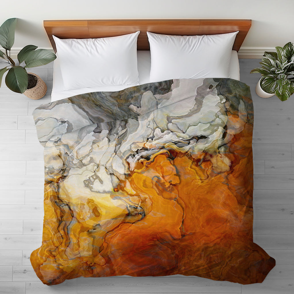 Abstract King, Queen or Twin Duvet Cover, Baby Teeth