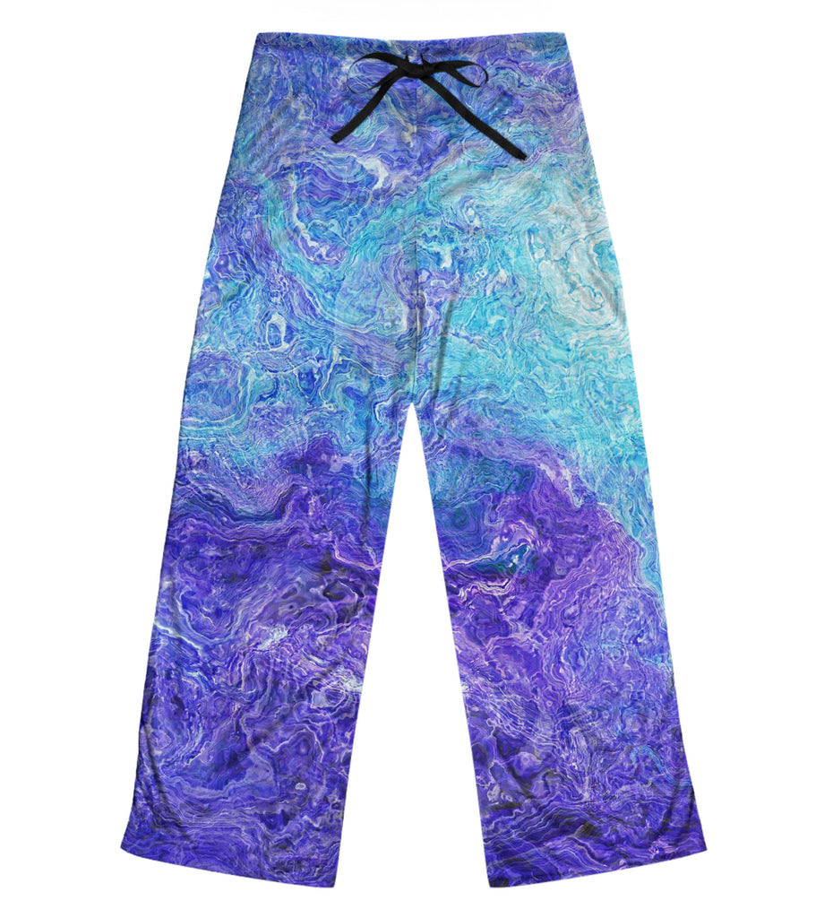 Abstract Art Pajama Pants, Lounge Pants Contemporary Design Yoga Pants