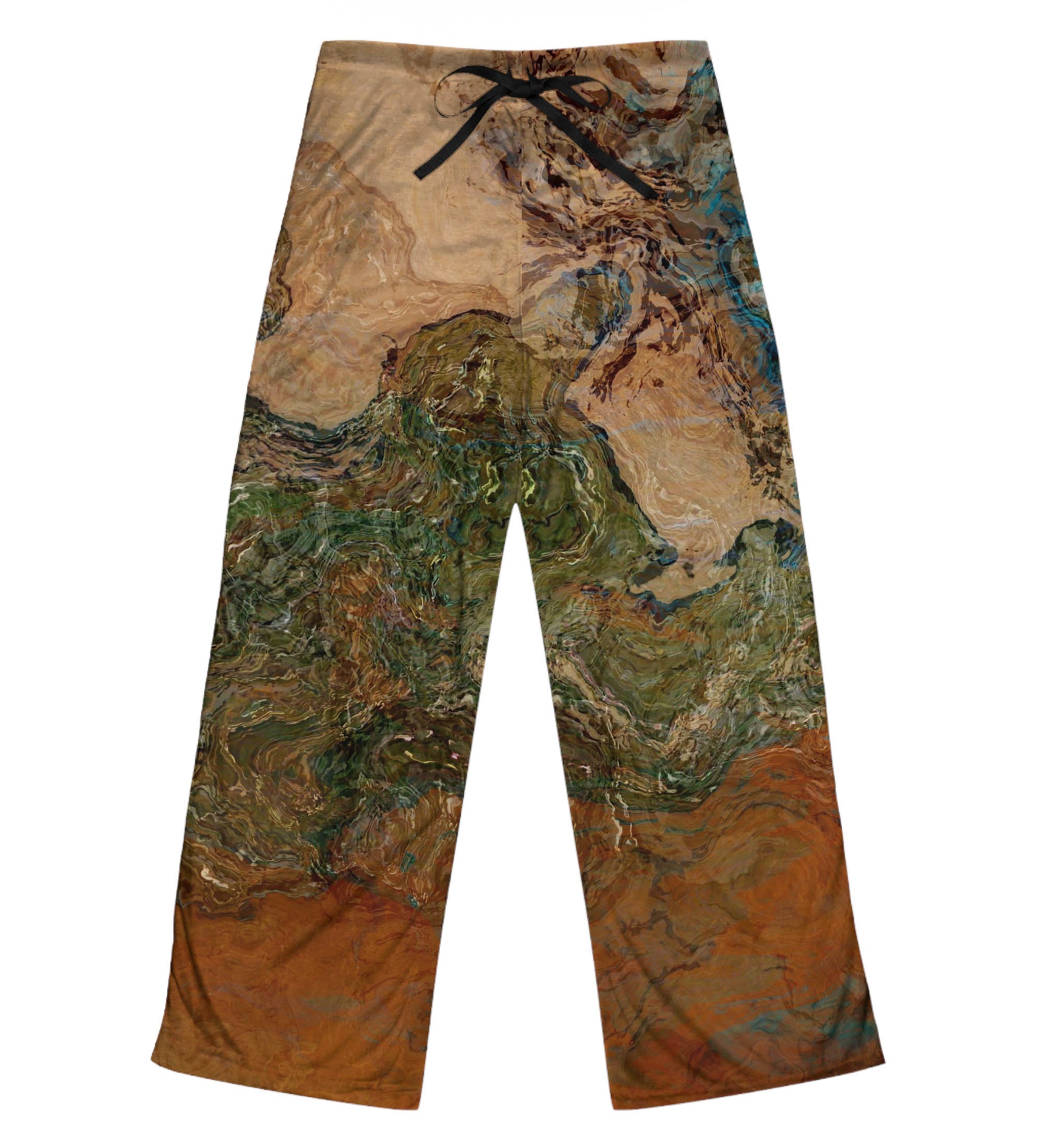 Women's Concepts Sport Navy/Gold West Virginia Mountaineers Breakthrough  Split Design Knit Sleep Pants
