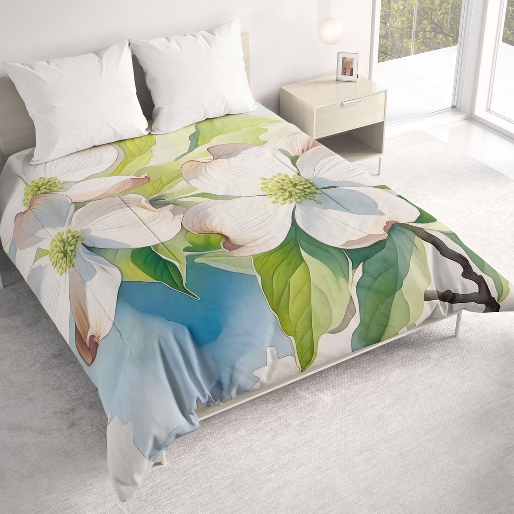 Floral Comforter, Dogwood