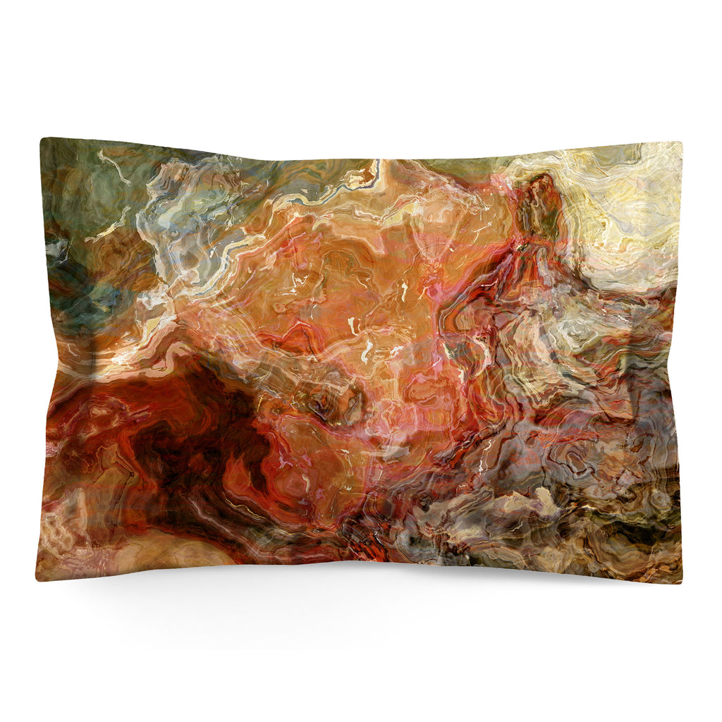 Abstract Shams in Cotton or Polyester, Firestarter