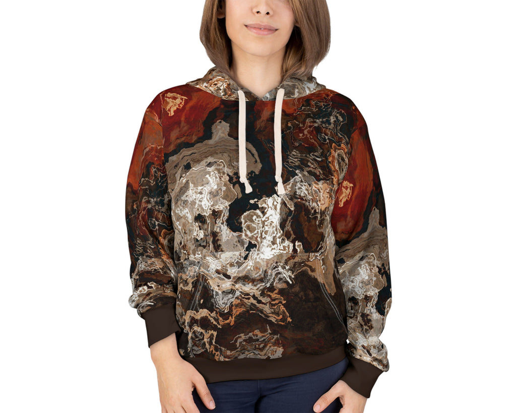 Pullover Hoodie, Hammered Copper