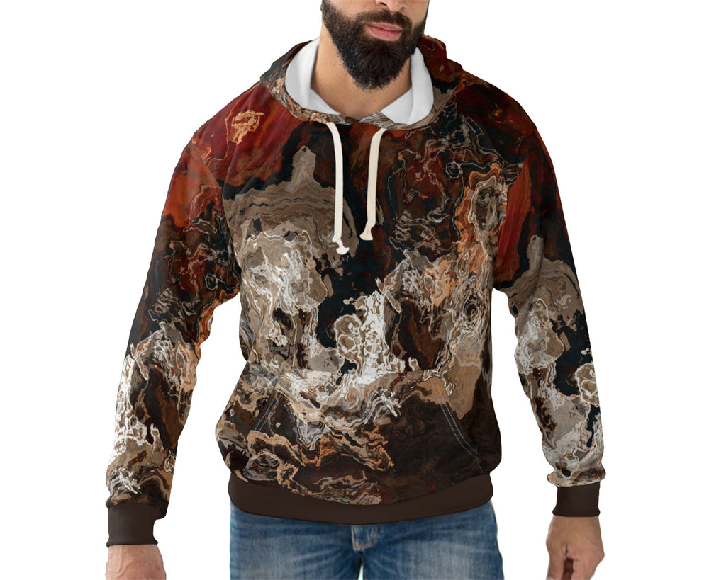 Pullover Hoodie, Hammered Copper