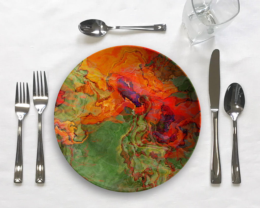 Plate, Poppies