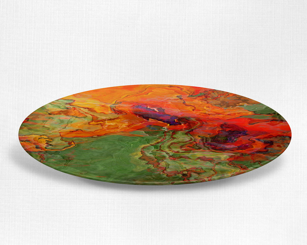 Plate, Poppies