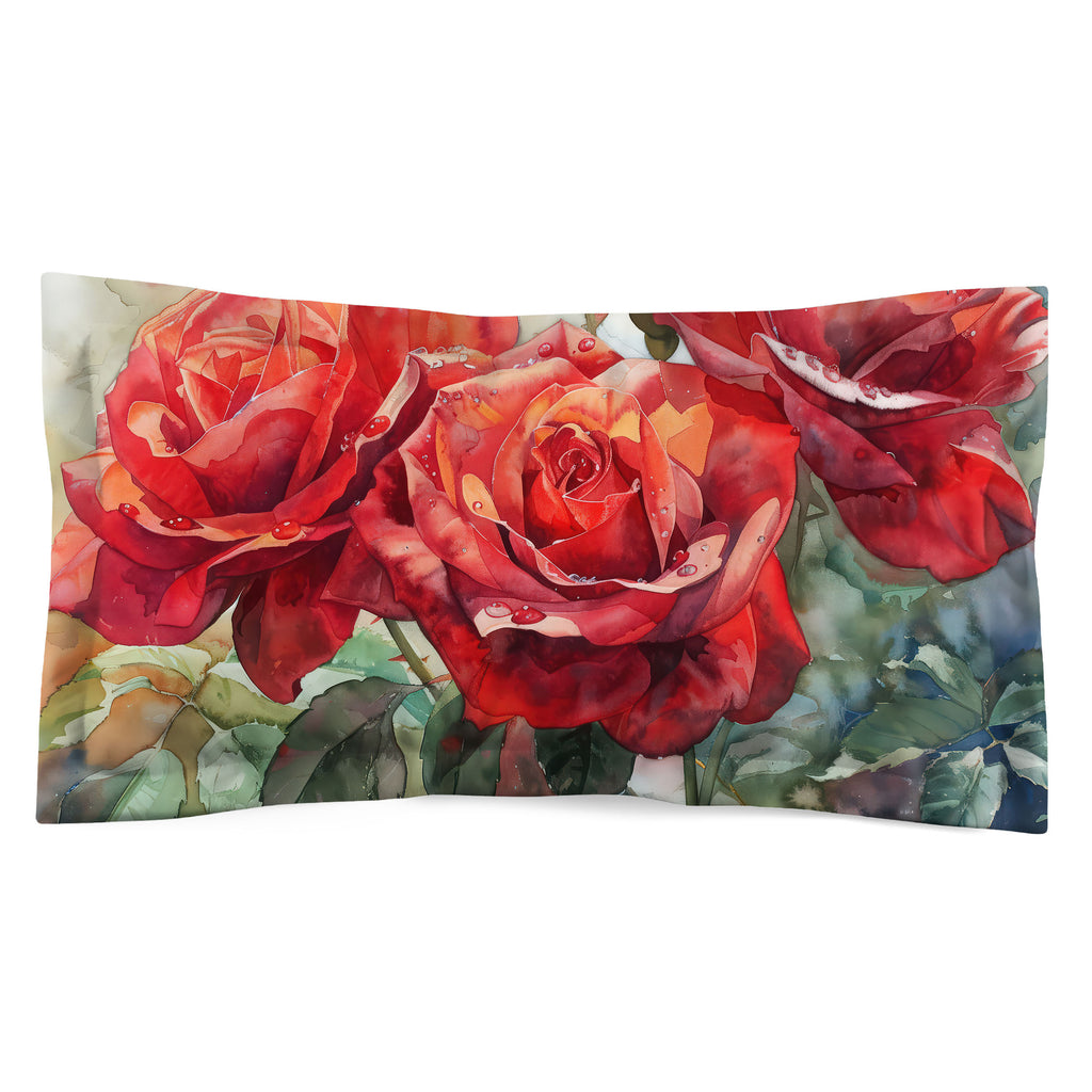 Floral Sham, Red Roses