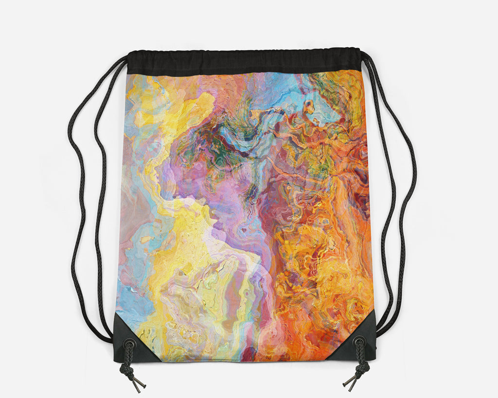 Drawstring Sling Bag, Bittersweet