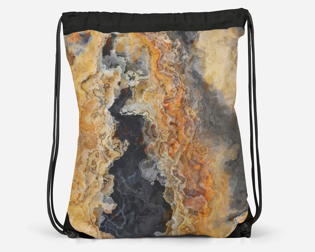 Drawstring Sling Bag, Black Canyon