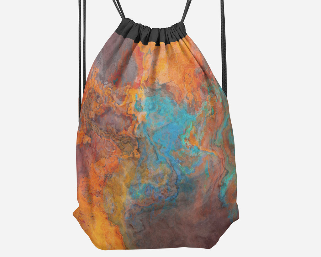 Drawstring Sling Bag, Desert Fusion