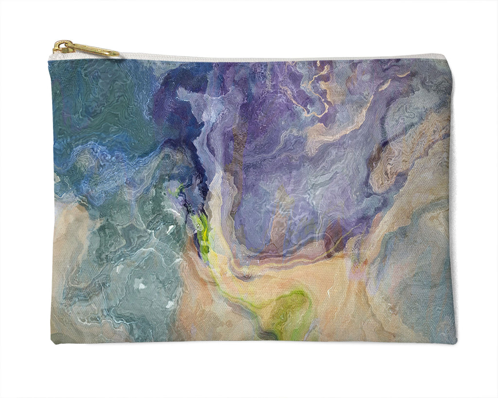 Makeup Bag, Pencil Case, Cosmetic Bag with Abstract Art